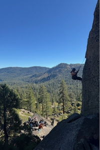 ODAL student learning to mountain climb.