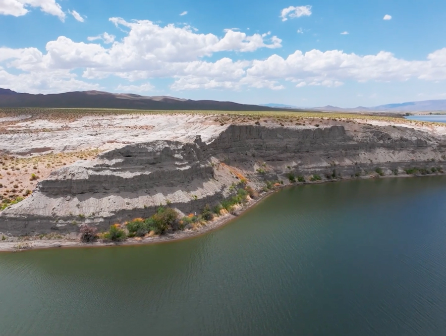 An aerial view of the Walker River Basin.