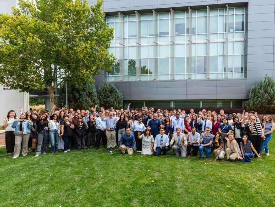 A group photo of the molecular biosciences graduate program orientation and symposium 2026 participants.