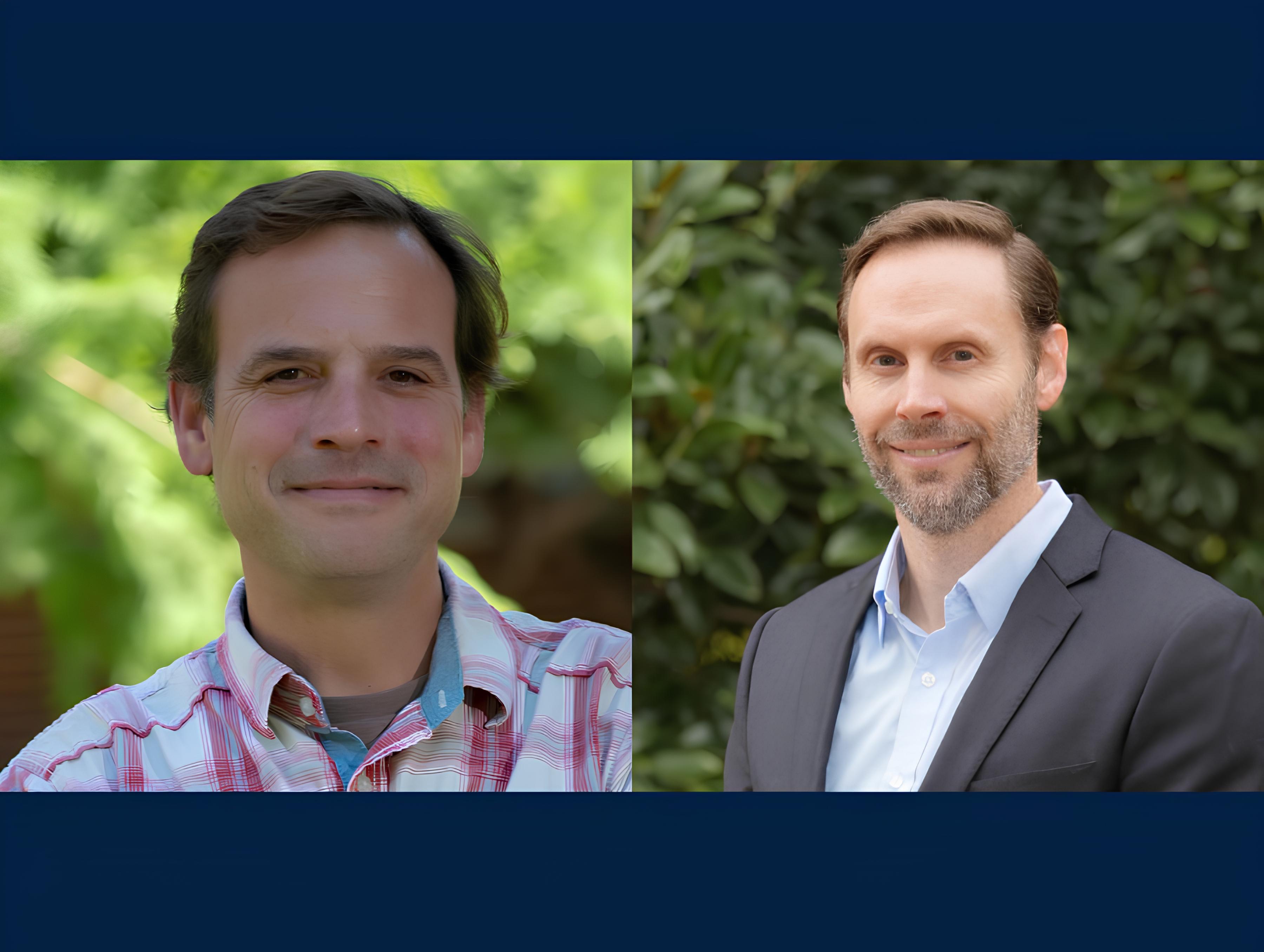 Teglas and Steury headshots.