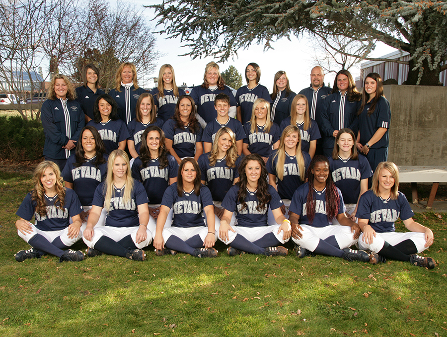 2008 Nevada Softball Team Photo.