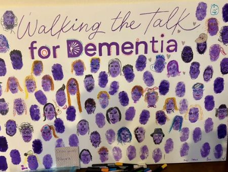 A banner at the Walking the Talk for Dementia (WTD) 2026 Global Symposium.
