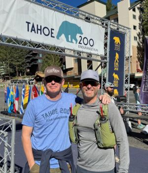 John Westhoff and Nathan Hannemann at the Tahoe 200 race