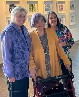 Rosalie Marinelli with her friends.