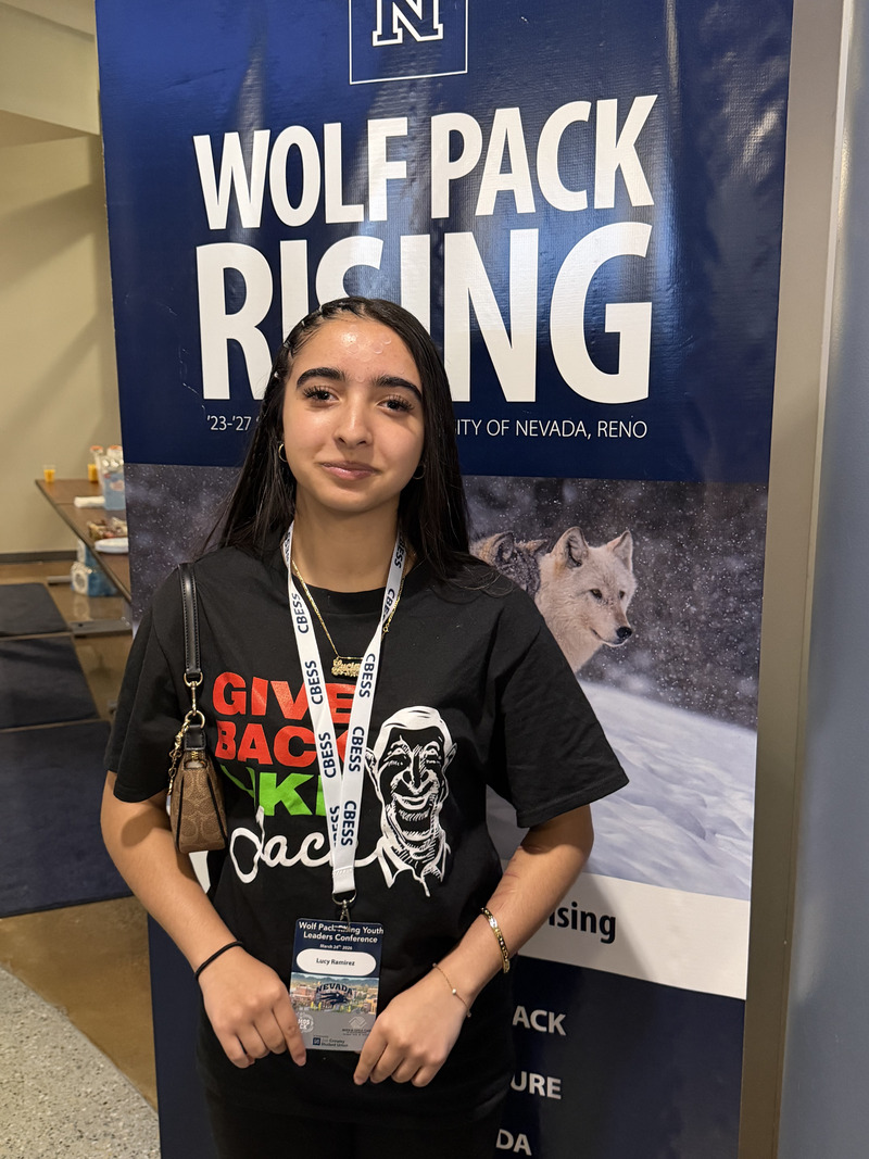 Lucy Ramirez at the youth conference.