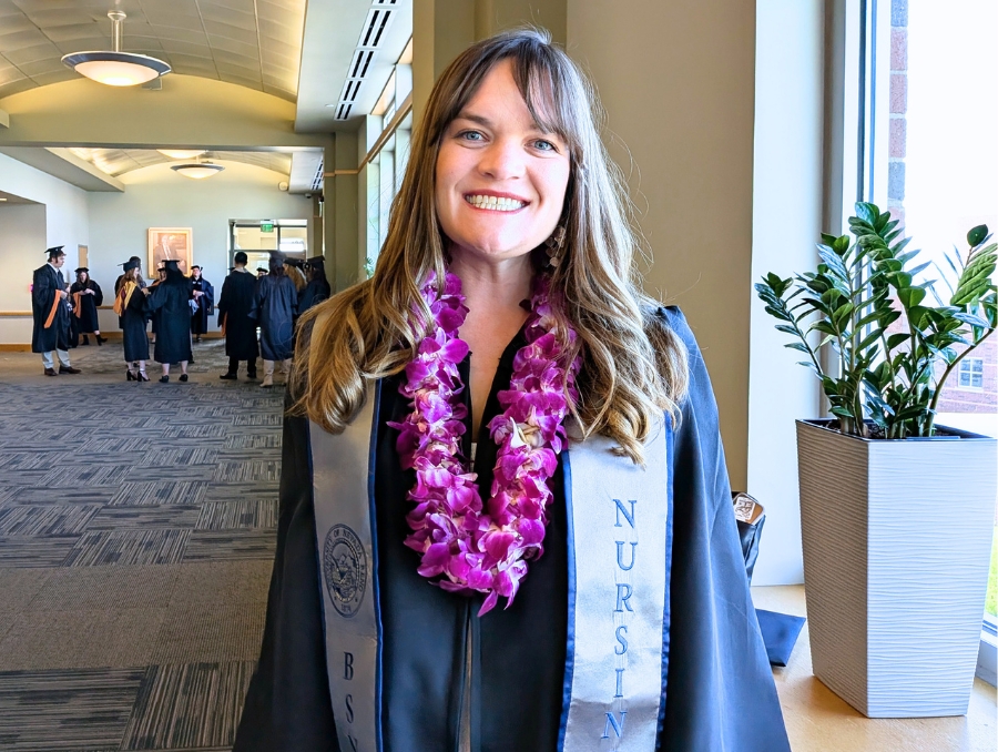 Liz Bechtle at Convocation.