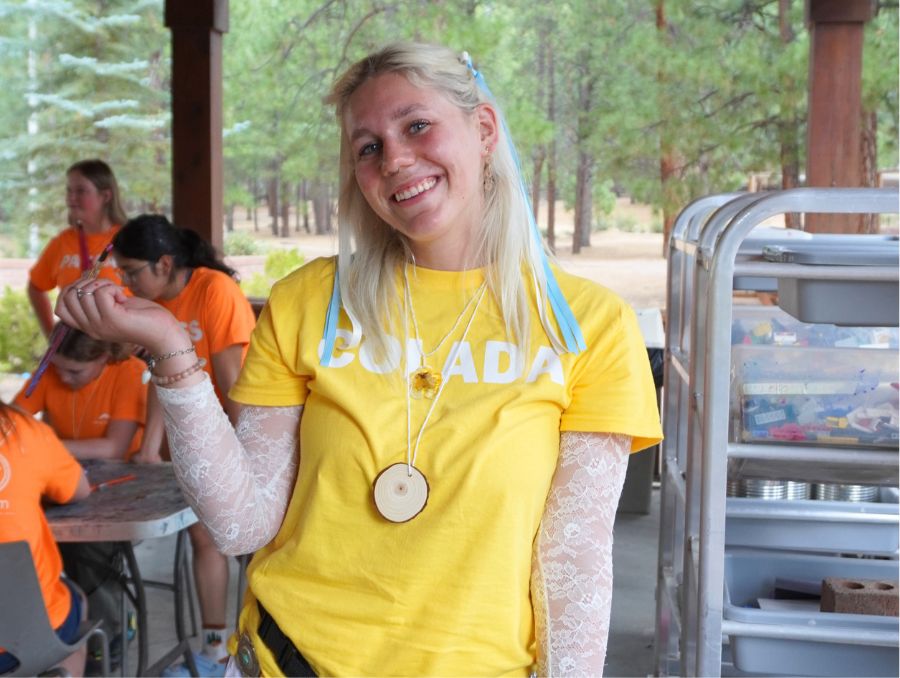 Riley at Kesem camp.