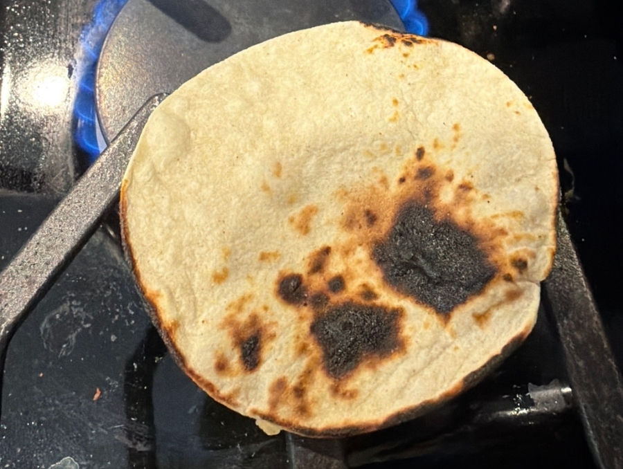 Burnt tortilla