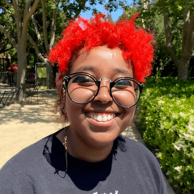 Aiyana Graham outside in the sun.