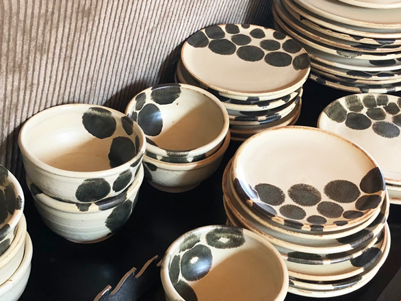 Ceramic dinnerwear thrown by Sheri Leigh O'Connor